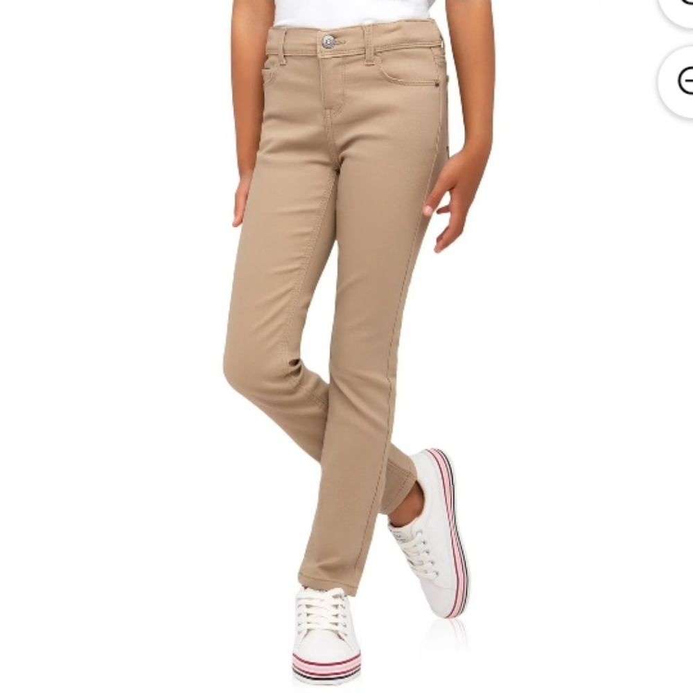 Wonder Nation Slim Fit Tan Pants